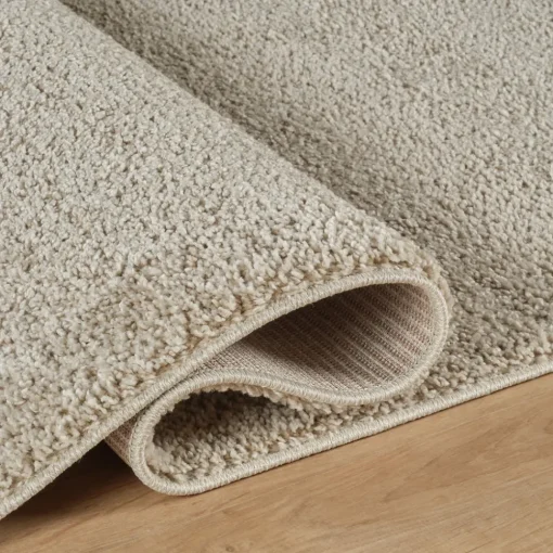 Clearance Kasmir Rugs 7/24 Puffy Nina Rug , 160cmx230cm, Beige Modern Rugs