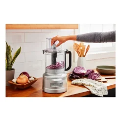 Discount KitchenAid 3 in 1 Food Processor, 300W , Contour Silver Food Processors