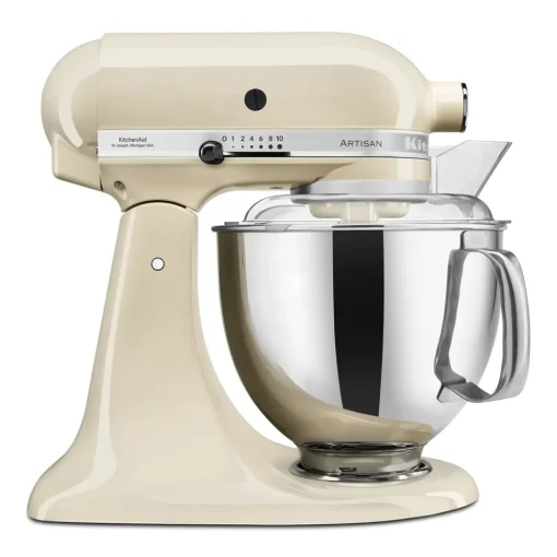 New KitchenAid Artisan Tilt-Head Stand Mixer, 4.8L, 300W, Almond Cream Stand Mixers