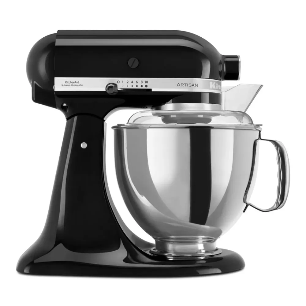 Hot KitchenAid Artisan Tilt-Head Stand Mixer, 4.8L, 300W, Onyx Black Stand Mixers