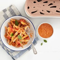 Sale Lèkuè Pasta Cooker, 28cm, Pink Cream Microwave Dishes & Bowls|Cake Tins