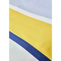 Clearance Nautica Home Bold 100% Cotton Duvet Cover Set, King, 230cmx220cm, Yellow Multi Duvet Cover Sets