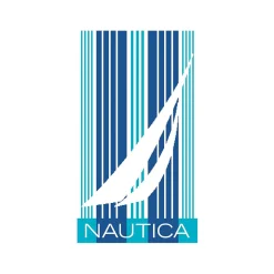 Outlet Nautica Home Blueship 100% Turkish Cotton Beach Towel, 90cmx180cm, Blue Multi Towels