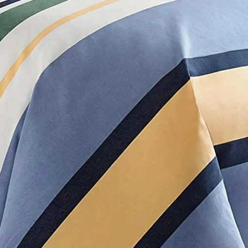 Outlet Nautica Home Dover 100% Turkish Cotton Duvet Cover Set, King, 230cmx220cm, Blue Multi Duvet Cover Sets
