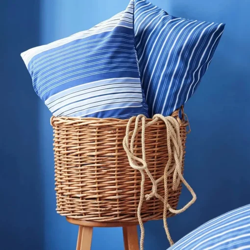 Best Nautica Home Moby 100% Turkish Cotton Duvet Cover Set, Single, 140cmx200cm, Navy Blue Multi Duvet Cover Sets