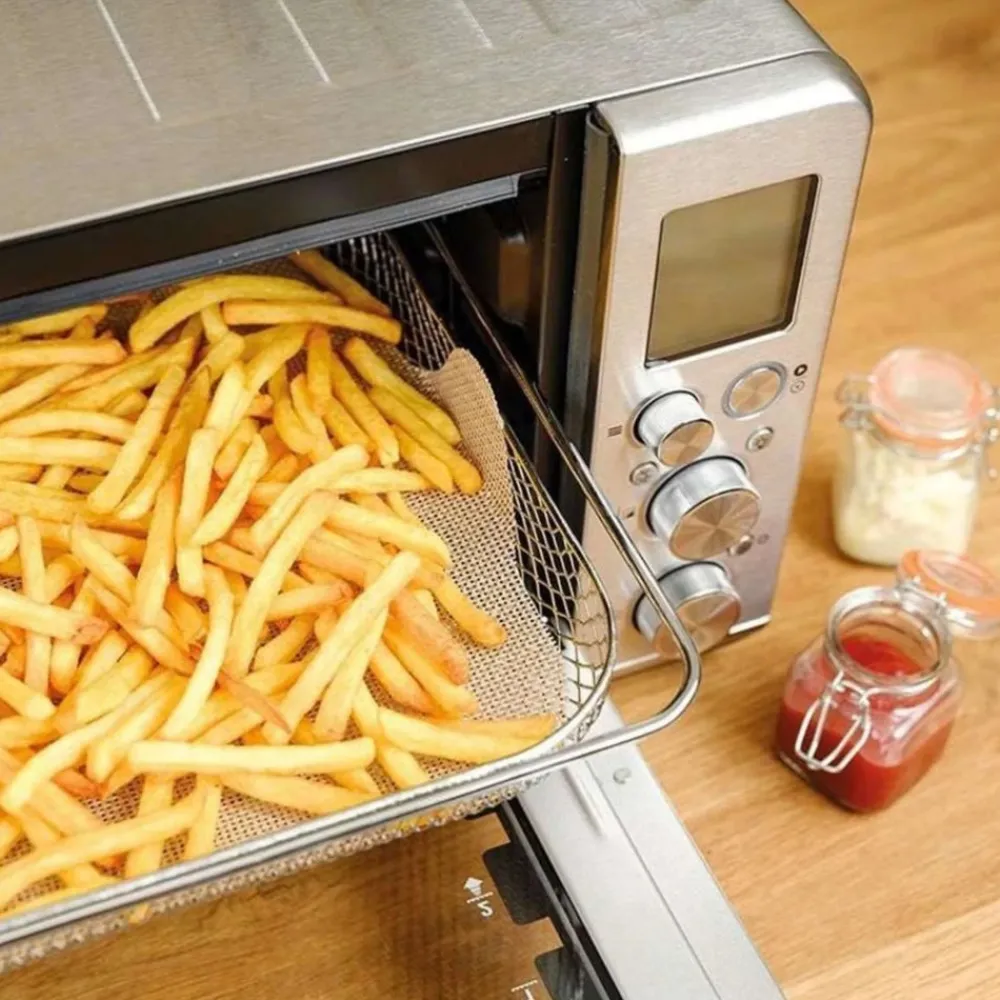 New Nostik 2-Piece Rectangular Air Fyer and Oven Liner, Kitchen Gadgets