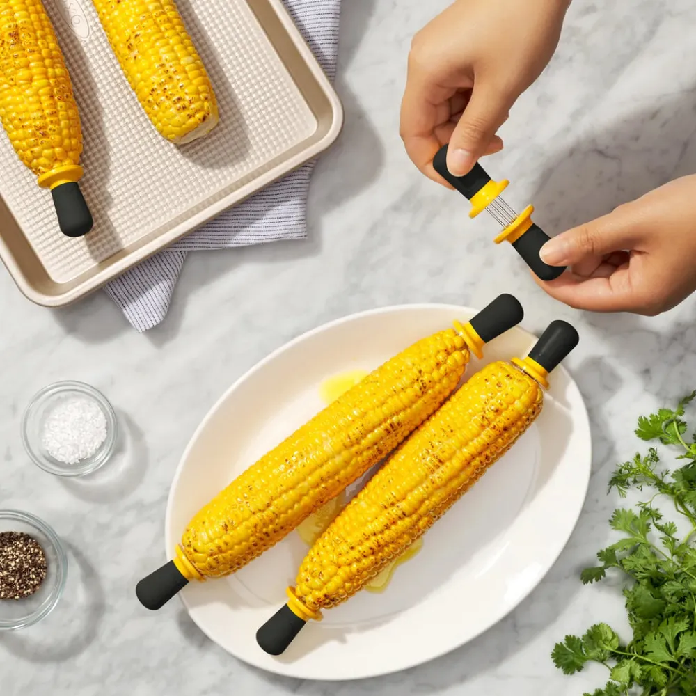 Discount Oxo Corn Holders, Black Kitchen Gadgets