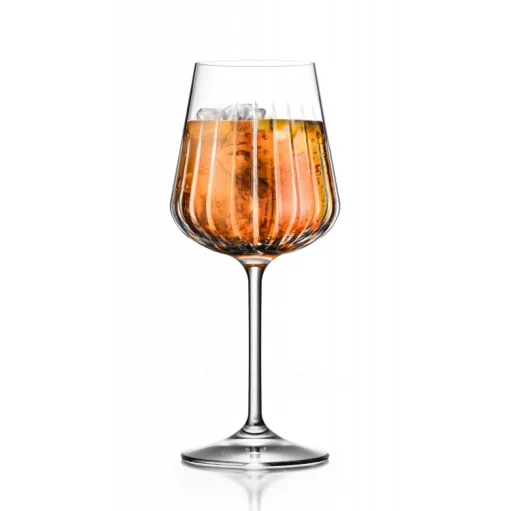 New Rcr 6-Piece Timeless Spritz Wine Set, 490ml, Transparent Wine And Champagne Glasses