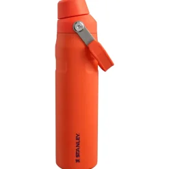 Hot Stanley Aerolight IceFlow Stainless Steel Cold Water Flask, 600ml, Tigerlily Stainless Steel Flasks