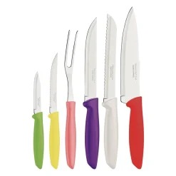 Hot Tramontina 6-Piece Stainless Steel Kitchen Knife Set, Multi Knife Sets