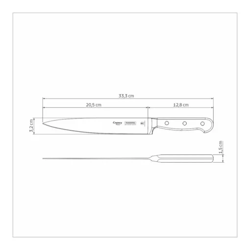 Discount Tramontina Stainless Steel Carving Knife, Individual Knives