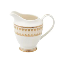 Online Weimar Joanna Of Bavaria 63-Piece Fine Bone China Dinner Set for 12 People, White Gold See All Dinner Sets|Fine Bone Dinner Sets