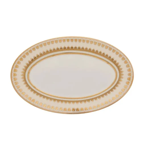Online Weimar Joanna Of Bavaria 63-Piece Fine Bone China Dinner Set for 12 People, White Gold See All Dinner Sets|Fine Bone Dinner Sets